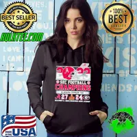 2023 SEC Football Champions Alabama Crimson Tide 27 24 Georgia Bulldogs Shirt Hoodie