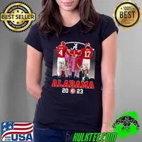 Alabama Crimson Tide Jalen Milroe Isaiah Bond 2023 signatures s Ladies Tee