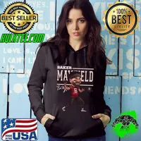 Baker Mayfield Signature American football quarterback for the Tampa Bay Buccaneers Cartoon T-Shirt Hoodie