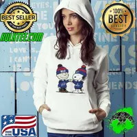 Charlie Brown and Snoopy NFL Buffalo Bills football go Bills cartoon s Hoodie