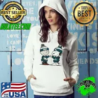 Charlie Brown and Snoopy NFL Philadelphia Eagles football go Eagles cartoon s Hoodie