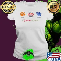 Clemson Tigers Football vs Kentucky Football TaxSlayer Gator Bowl Jacksonville FL Friday December 29 Bowl Season 2023 Shirt Ladies tee