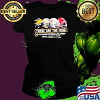 College Football playoff 2024 4-team head to head helmet theses are the four two sides s Ladies tee
