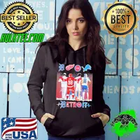 Detroit Lions, Detroit Pistons, Detroit Tigers And Detroit Red Wings Name Player Signaturers Shirt Hoodie