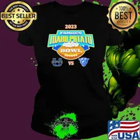 Famous Idaho Potato Bowl 2023 Utah State vs Georgia State At Albertsons Stadium Boise ID Shirt Ladies tee