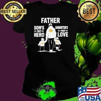 Father son’s first hero daughter’s first love Los Angeles Lakers basketball logo s Ladies tee