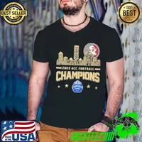 Funny florida State Seminoles Players Names City 2023 ACC Football Champions Shirt