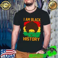 Funny i'm Black History Month Proud Queen African American Ladies Vintage T-Shirt Guys V Neck