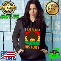 Funny i'm Black History Month Proud Queen African American Ladies Vintage T-Shirt Hoodie
