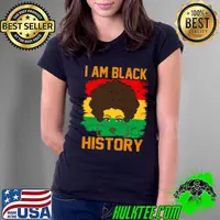 Funny i'm Black History Month Proud Queen African American Ladies Vintage T-Shirt
