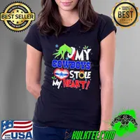 Grinch Hand My Arizona Cardinals Stole My Heart Christmas s Ladies Tee