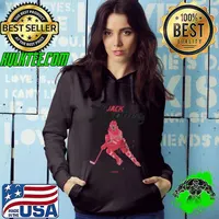 Jack Hughes Signature American professional ice hockey center New Jersey Vintage T-Shirt Hoodie