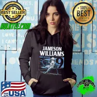 Jameson Williams American football wide receiver for the Detroit Lions Player Name T-Shirt Hoodie