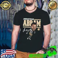 Johnathan Abram Signature American football safety for the New Orleans Saints Cartoon T-Shirt Guys V Neck