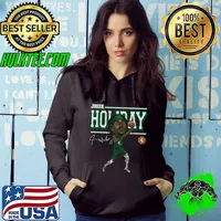 Jrue Holiday American professional basketball player for the Boston Celtics Signature Cartoon T-Shirt Hoodie