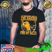 Official the older get the harder it is to find my balls golf s Guys V Neck