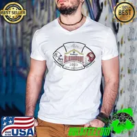 Original 2023 valero alamo bowl arizona wilDcats vs oklahoma sooners helmet head to head s Guys V Neck