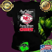 Real Women Love Football Smart Women Love The Kansas City Chiefs 2023 Logo Shirt