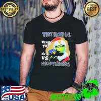 Santa Grinch Christmas They Hate Us Because Ain’t Us West Virginia Mountaineers Shirt
