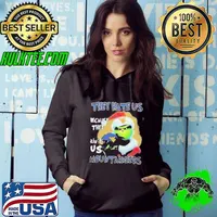 Santa Grinch Christmas They Hate Us Because Ain’t Us West Virginia Mountaineers Shirt Hoodie
