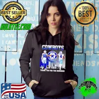 Skyline Dallas Cowboys Ceedee Lamb And Dak Prescott Thank You For The Memories Signatures s Hoodie