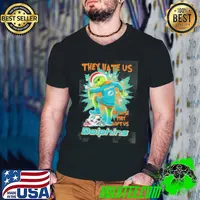 The Grinch They Hate Us Because Ain’t Us Miami Dolphins Stomp On NFL Teams Christmas Shirt Guys V Neck