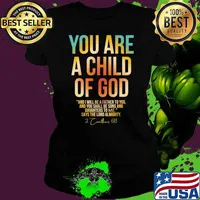 You Are A Child Of God And I Will Be A Father To You Vintage T-Shirt Ladies tee