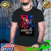 Awesome kansas City Chiefs And Buffalo Bills Meet Up In The NFL Divisional 2024 Shirt Guys V Neck