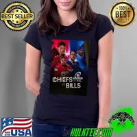 Awesome kansas City Chiefs And Buffalo Bills Meet Up In The NFL Divisional 2024 Shirt Ladies Tee