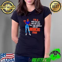 Broncos Supermodel football I’m a ride or die win or lose till the wheels come off Broncos fan s Ladies Tee