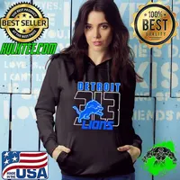 Detroit Lions 313 logo football s Hoodie