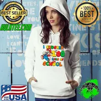 I crushed 100 days of school Mario shirt