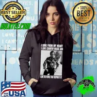 I sing from my heart love country music and love the people George Jones T-Shirt