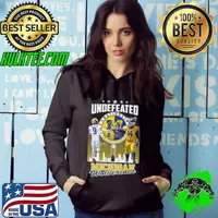 J.J. McCarthy And Mascot Undefeated National Champions Michigan Wolverines Signature Shirt