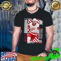 Joe Veleno Canadian ice hockey forward for the Detroit Red Wings NHL T-Shirt Guys V Neck