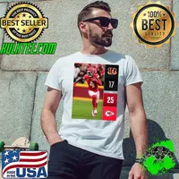 Kansas City Chiefs Win 25 17 Cincinnati Bengals NFL 2024 Season Final Score Shirt Unisex