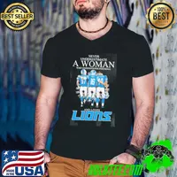 Never Underestimate A Woman Who Understands Football And Loves Detroit Lions Hutchinson Goff And St Brown Signatures Shirt