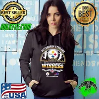 Pittsburgh Steelers Winners Season 2023 2024 Afc Super Wild Card Nfl Divisional Skyline January 14 2024 Highmark Stadium s Hoodie