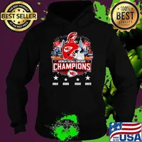 American Football Conference Champions 2023 Kansas City Chiefs 2019 2023 Helmet Shirt Hoodie