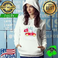 Awesome snoopy And Woodstock Driving Car Kansas City Chiefs On Skyline 2024 Shirt