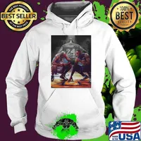 Basketball Game NBA Poster Lebron And Jordan Pays Tribute To Kobe Bryant Mamba Forever Shirt (watermarked) Hoodie