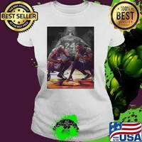 Basketball Game NBA Poster Lebron And Jordan Pays Tribute To Kobe Bryant Mamba Forever Shirt (watermarked)