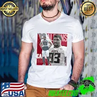 Calais Campbell American football defensive end for the Atlanta Falcons T-Shirt Guys V Neck
