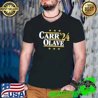 Carr and Olave ’24 New Orleans Football Legends Political Campaign Parody s Guys V Neck