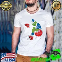 Grinch Detroit Lions Toilet Tampa Bay Buccaneers Football 2023 2024 Playoffs Shirt Guys V Neck