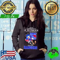 Mickey never underestimate a woman who understands hockey and loves New York Rangers s Hoodie