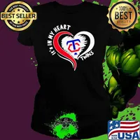 Minnesota Twins it’s in my heart s Ladies tee