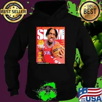 Philadelphia 76ers Sixers Star Point Guard Tyrese Maxey On The Cover Of Slam 248 30th Anniversary Takeover s Hoodie