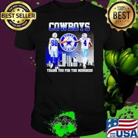 Skyline Dallas Cowboys Ceedee Lamb And Dak Prescott Thank You For The Memories Shirt Unisex