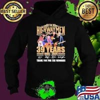 The Highwaymen 39 Years 1985 – 2024 signatures Thank You For The Memories Shirt Hoodie